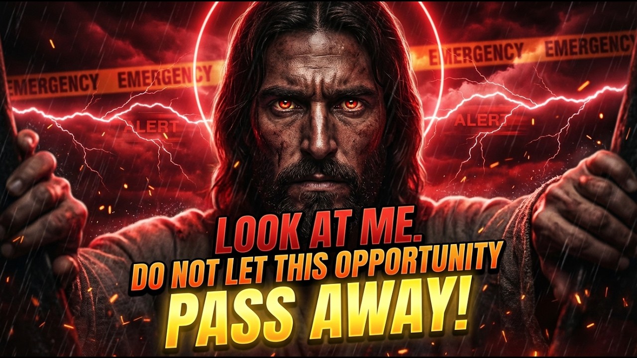 🔴 GOD SAYS: LOOK AT ME. DO NOT LET THIS OPPORTUNITY PASS AWAY! | GOD MESSAGE FOR YOU TODAY