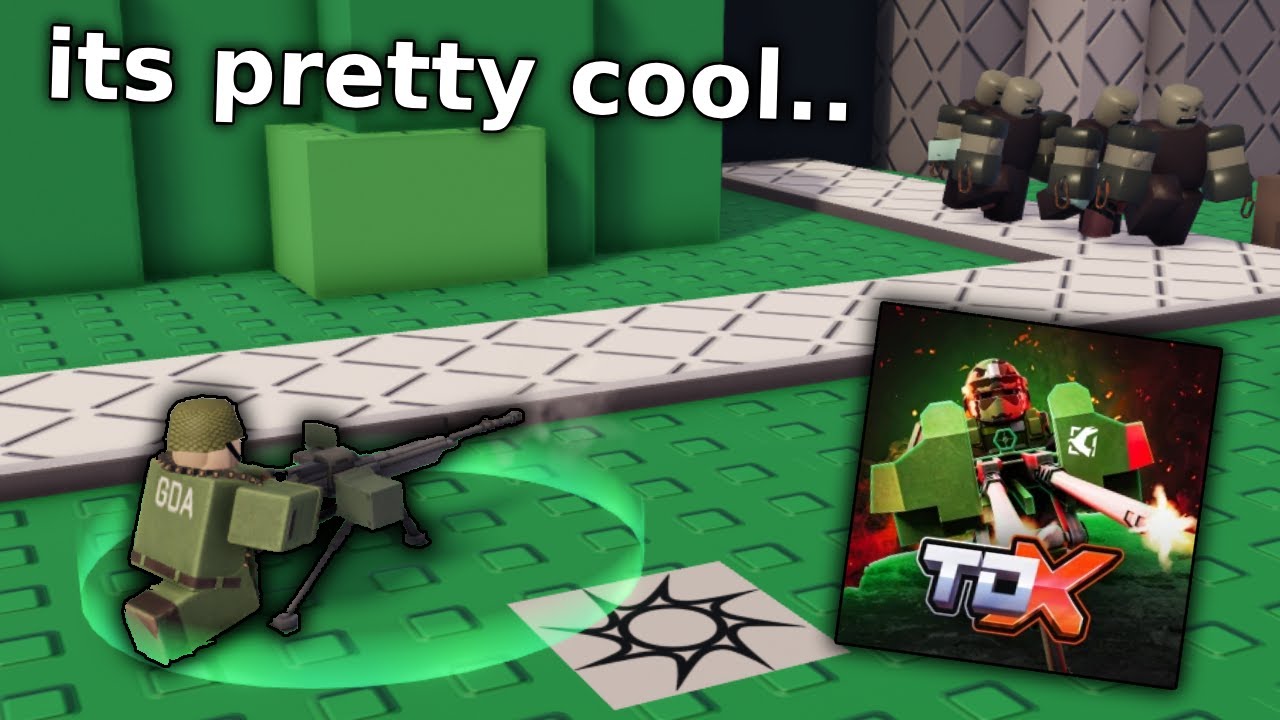 Новая башня пулеметчика TDX.. | ROBLOX