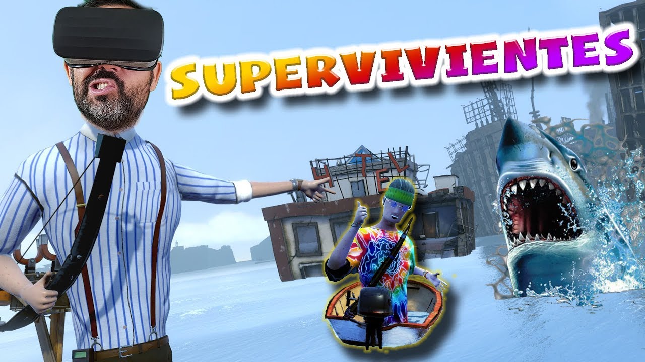 SOBREVIVIENDO AL FIN DEL MUNDO EN REALIDAD VIRTUAL con un colega | Sam & Dan VR (Floaty Flatmates)