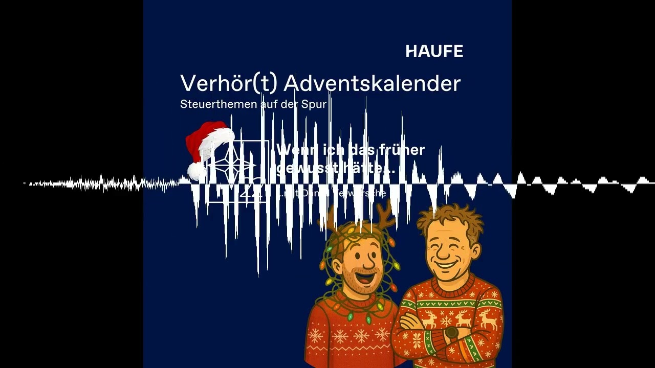 Wenn ich das früher gewusst hätte... mit Daniel Terwersche - Verhör(t) - Steuerthemen auf der Spur