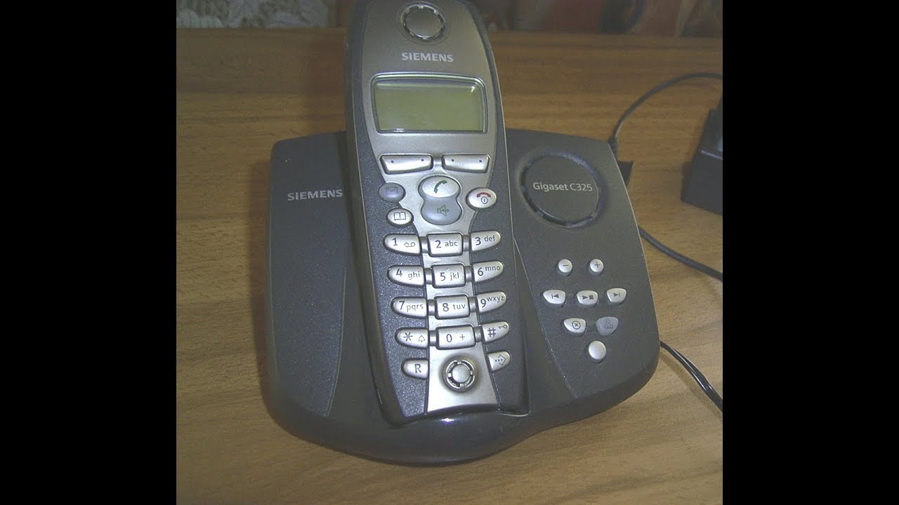 Funktionsprüfung  Schnurloses DECT Telefon Siemens Gigaset C325, Wireless phone