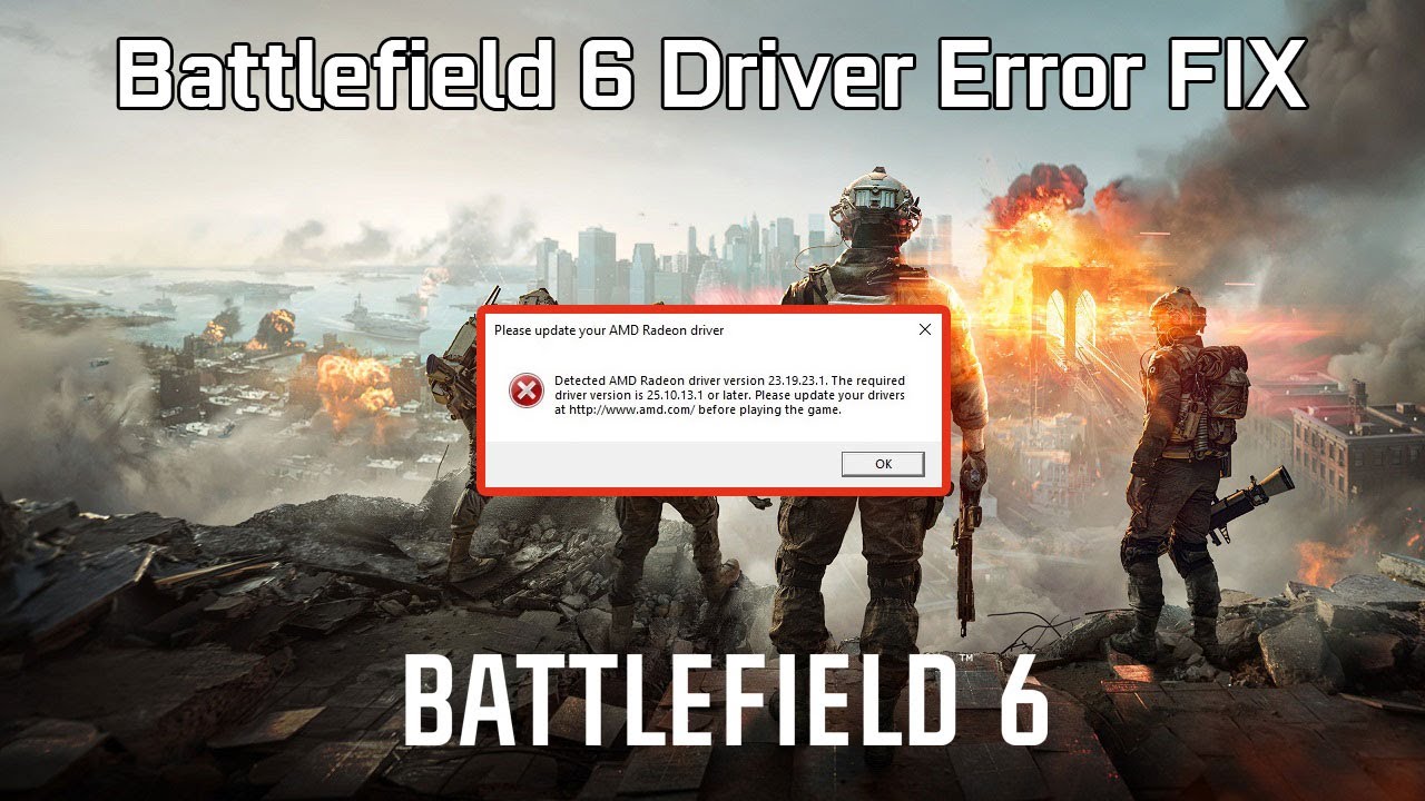 Battlefield 6 Driver Error FIX Tutorial For AMD GPUs!!!