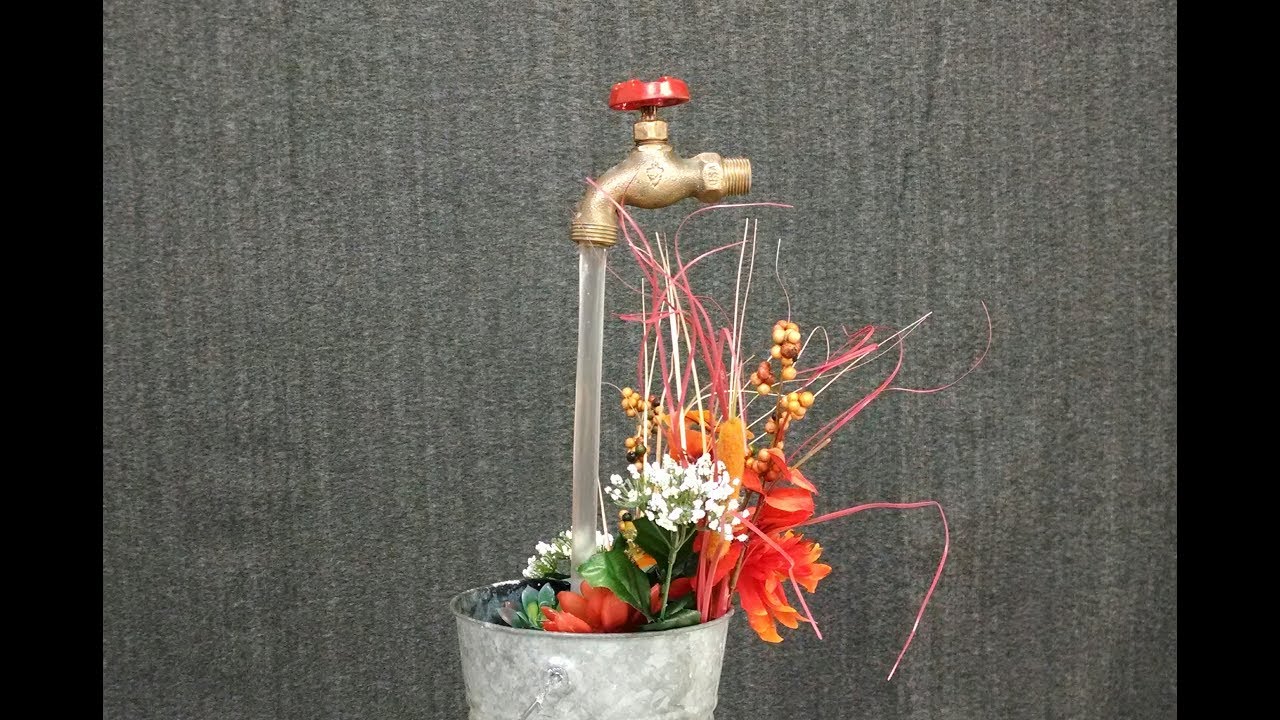 How to make FLOATING Faucet Fountain