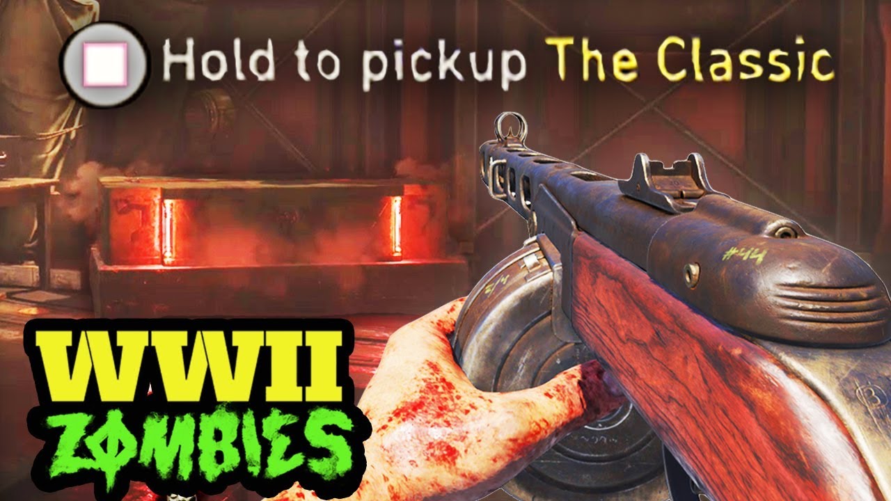 WW2 ZOMBIES: NEW TREYARCH PPSH EASTER EGG! - SECRET 