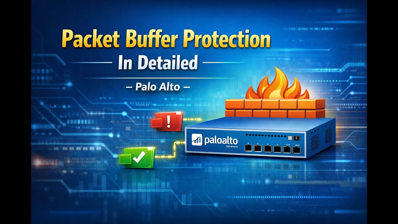 PCNSE Video 21 - Packet Buffer Protection In Palo Alto