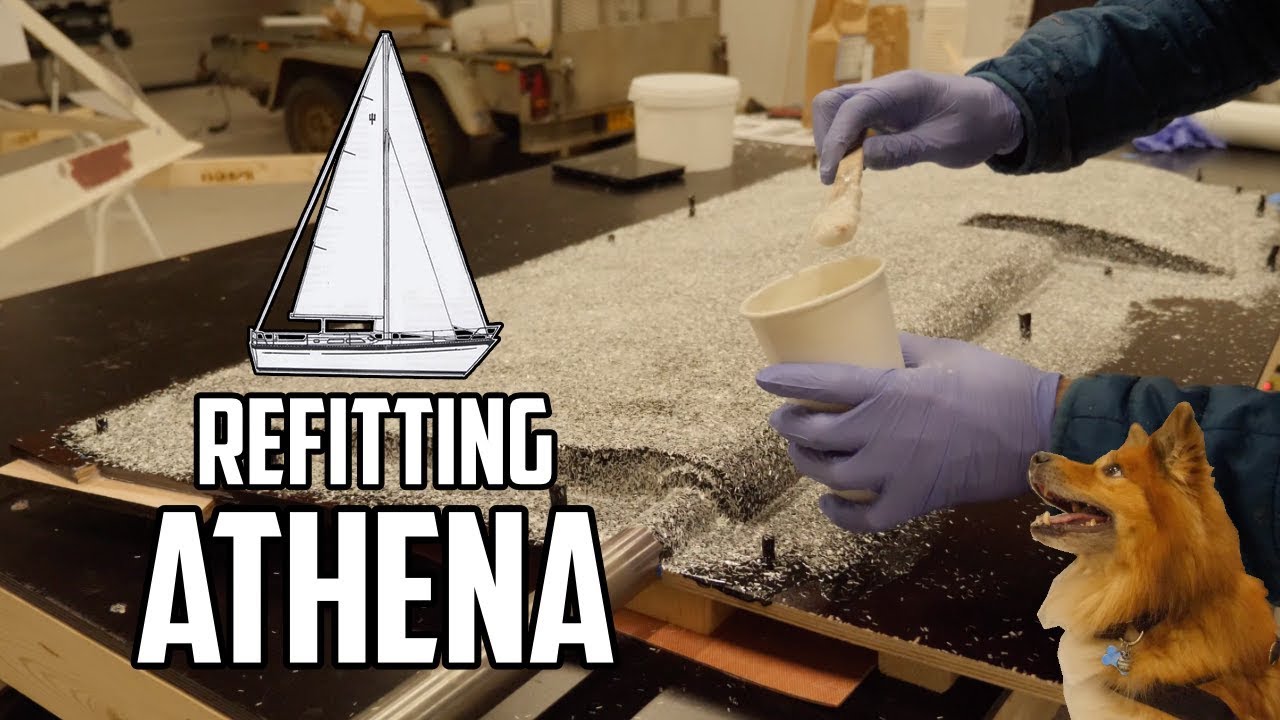 Sail Life - Making a fiberglass mold for the new rudder, part 1 of 2 - DIY boat project