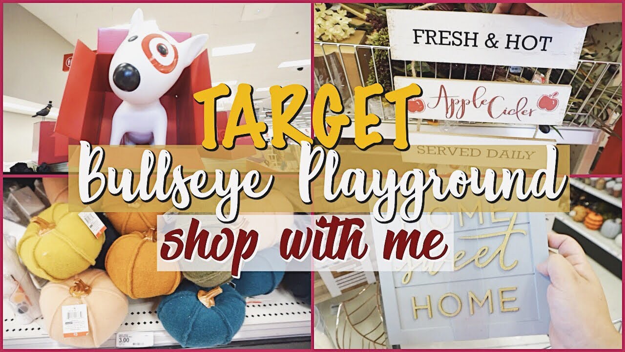 TARGET'S NEW FALL BULLSEYE PLAYGROUND SHOP WITH ME + MORE FALL STUFF AT TARGET!!