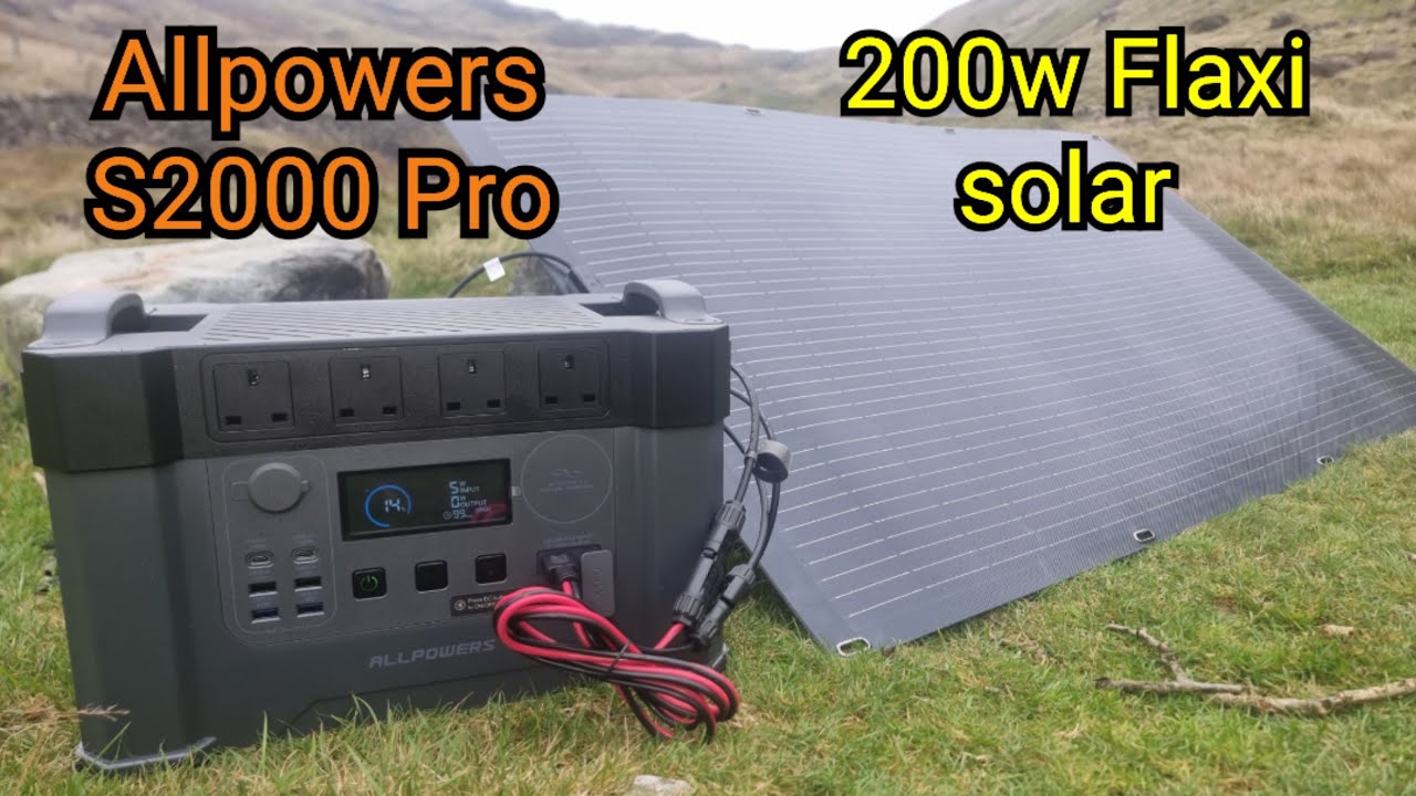 Allpowers S2000 Pro и солнечная батарея 200 Вт