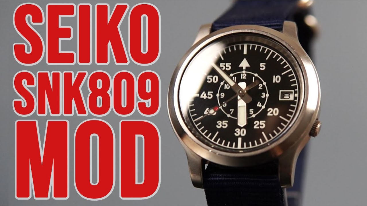 Modifying a Seiko SNK809