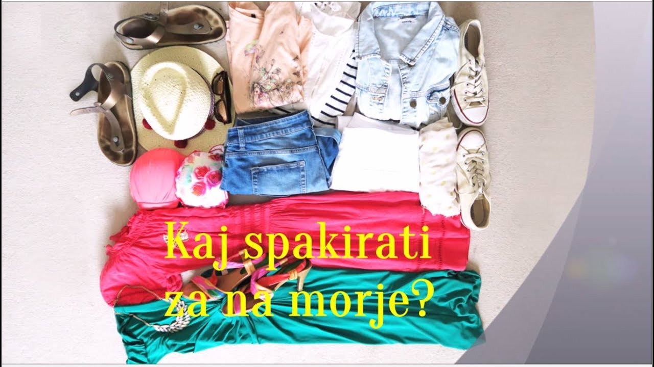 Kaj spakirati za na morje? | Odglavedopet