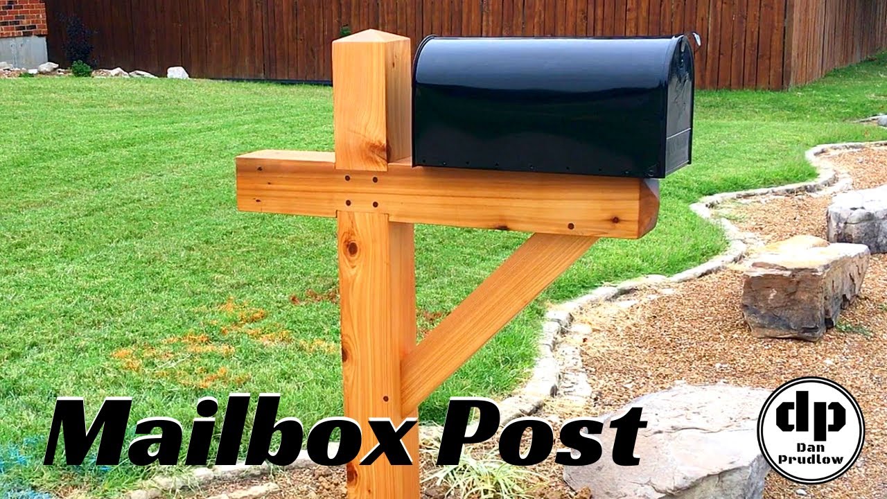 Building a Mailbox Post from Reclaimed Cedar Timber