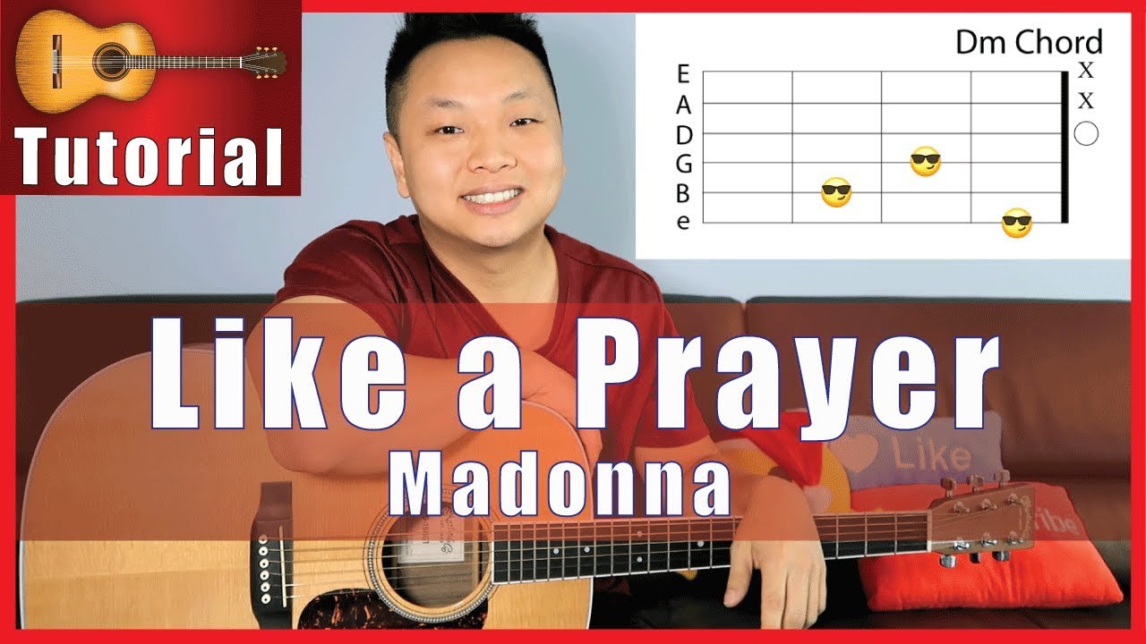 Как играть «Like a Prayer» Мадонны на гитаре