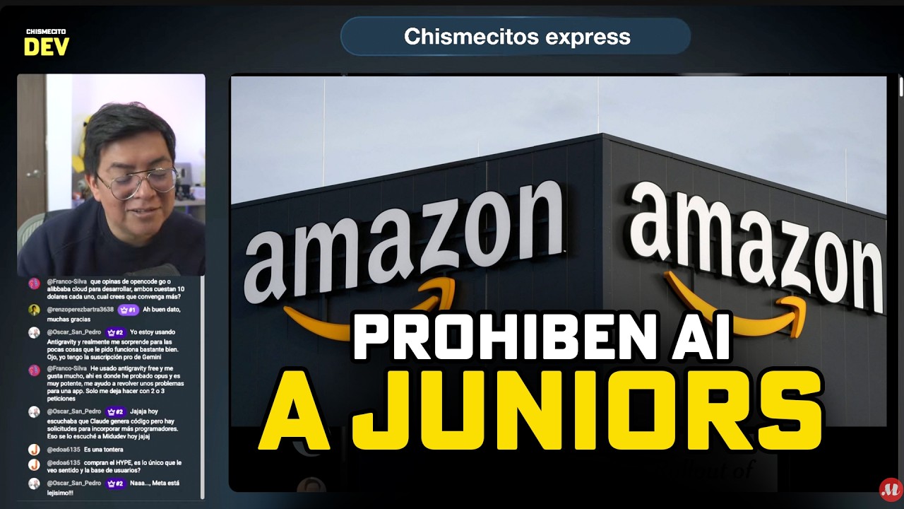 Perplexity y OpenClaw | State of Javascript 2025 | Amazon prohibe AI | Chismecito Dev - EP 86