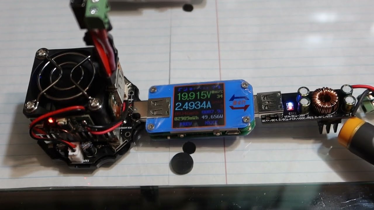 Adding QC and PD triggers to a 65W Dummy Load