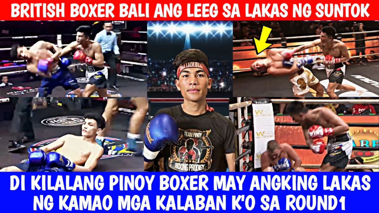 Di Kilalang Pinoy Boxer May Angking Lakas Ng Kamao Mga Kalaban K'O Sa Round1