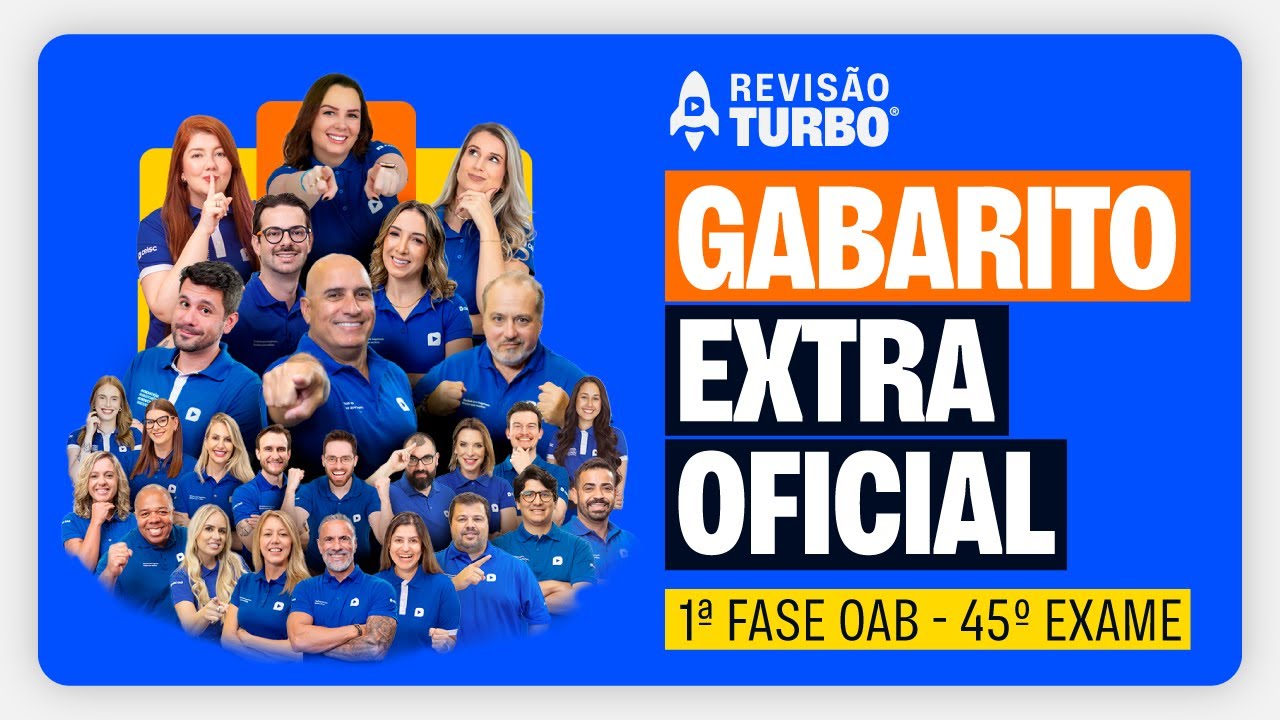 OAB 45: Gabarito EXTRAOFICIAL 1ª Fase | Correção da prova AO VIVO | Ceisc