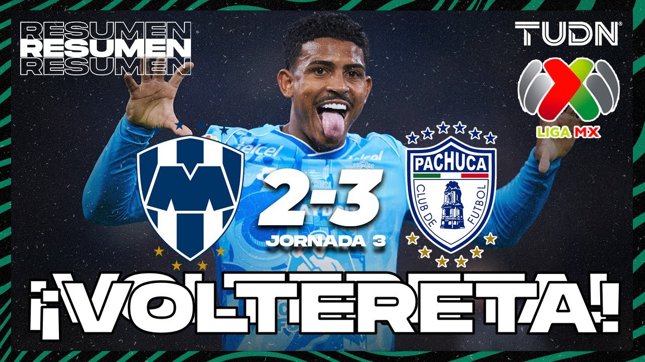 Resumen y goles | Monterrey 2-3 Pachuca | Liga Mx - CL2025 J3 | TUDN