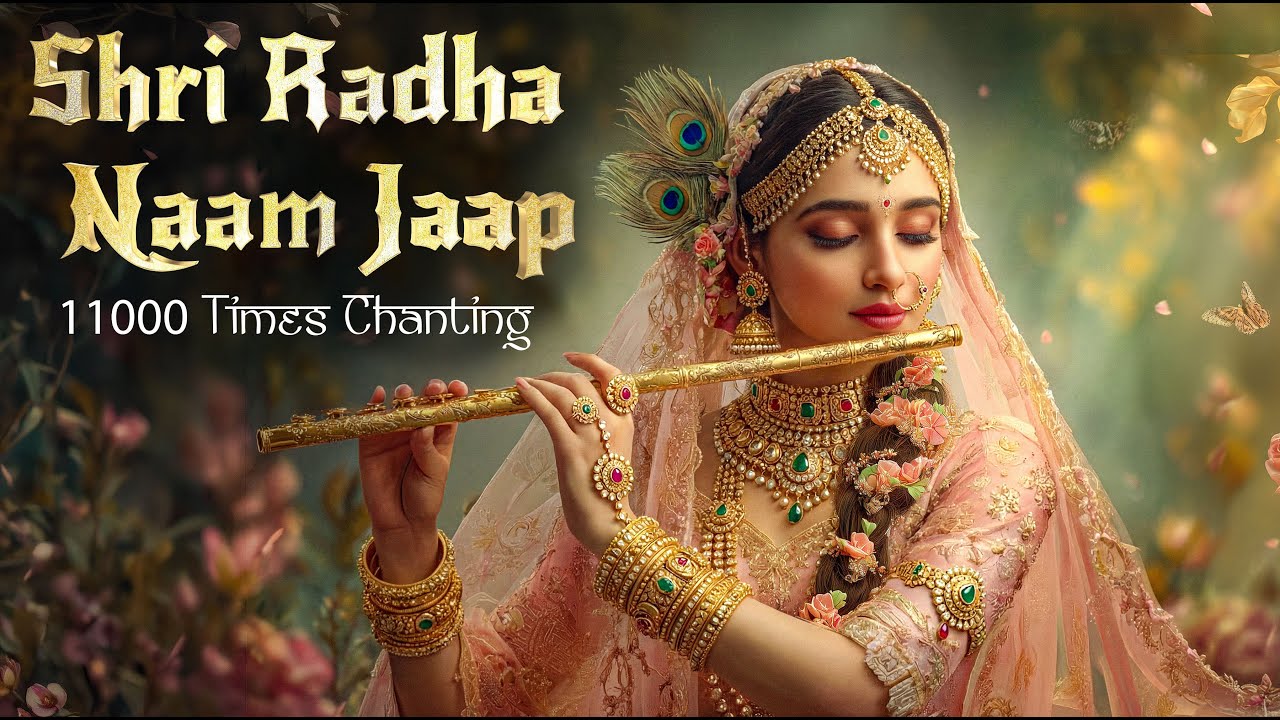 अखंड श्री राधा नाम जप | Radha Naam Jaap 11000 Times | Shri Radha Naam Jaap for Peace & Bhakt