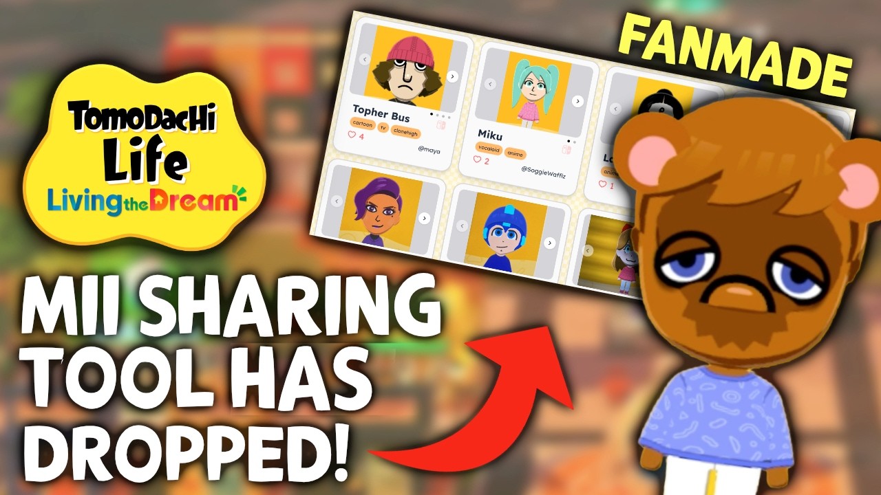 Mii Sharing Tool Has Dropped For Tomodachi Life: Living The Dream