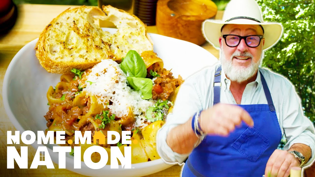 Andrew Zimmern Cooks Classic Bison Bolognese | Wild Game Kitchen | Home.Made.Nation