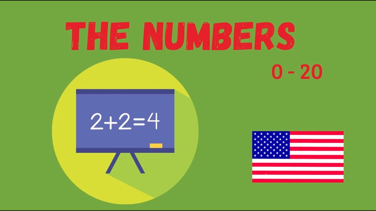 Los números en inglés del 0 al 20 | Numbers from 0 to 20 | Inglés Básico