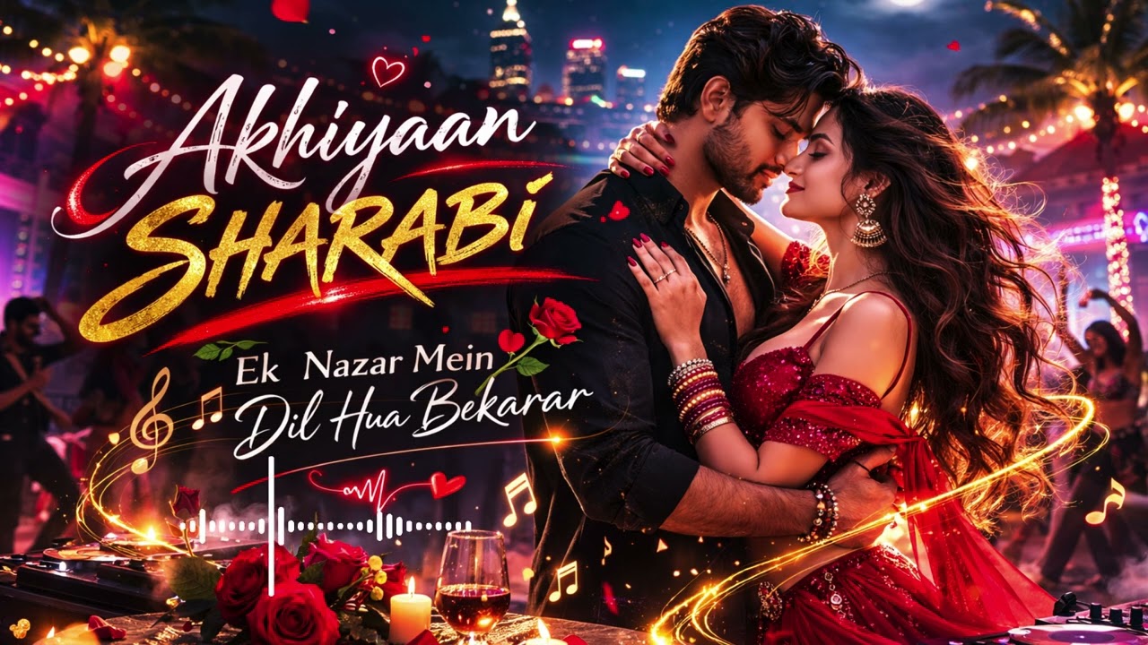 Akhiyaan Sharabi 💃❤️ | Romantic Dance Pop | Bollywood EDM Vibes