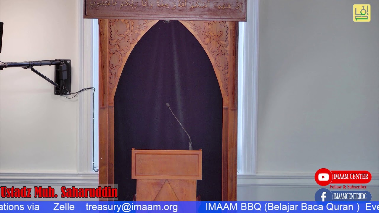 Khutbah Jummuah Lead By Ustad Muhammad Saharuddin @ IMAAM Center Feb 13  2026