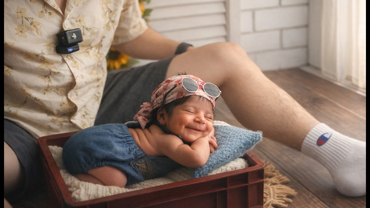 Peaceful Newborn Studio Session | Calm & Gentle Atmosphere