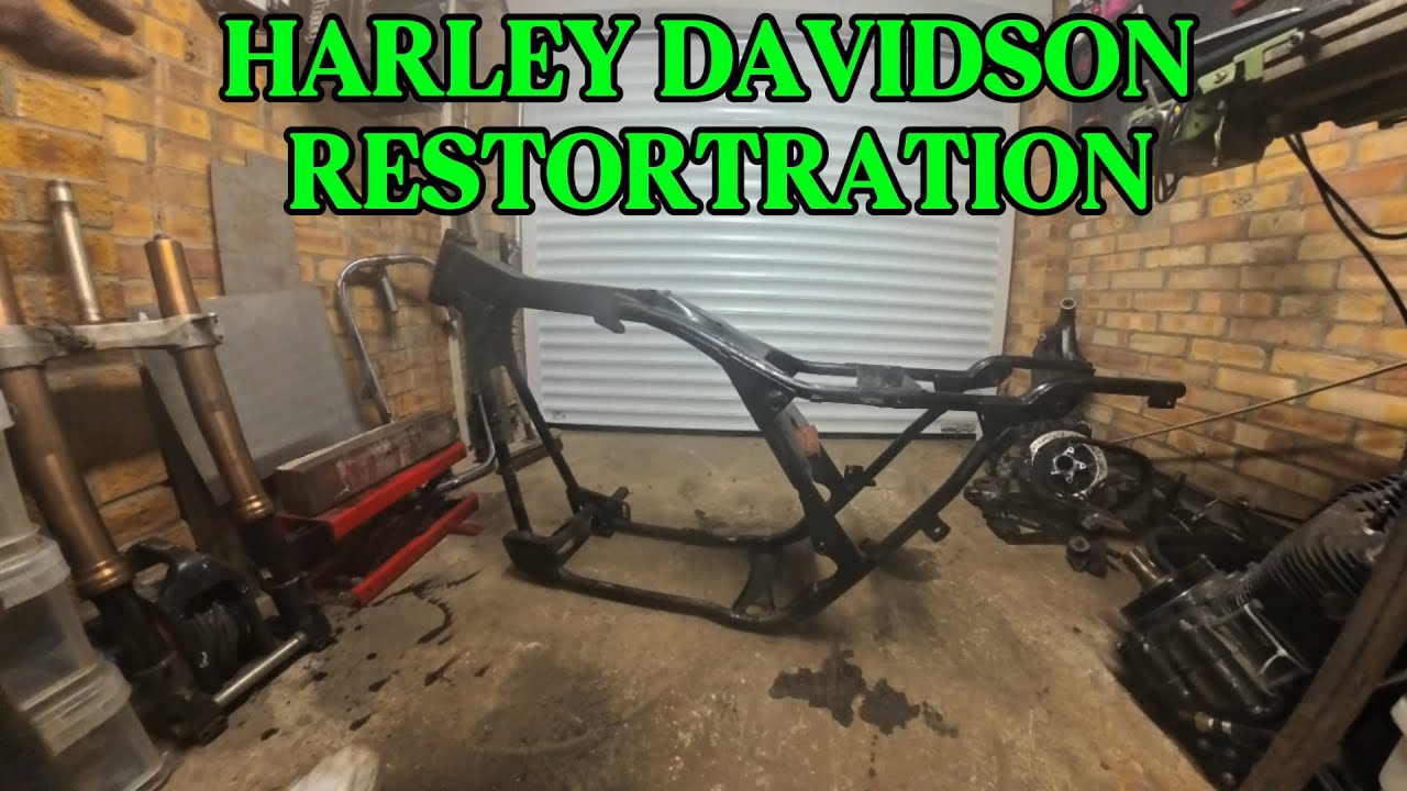 WE HAVE STARTED - HARLEY DAVIDSON RESTORATION #harleydavidson