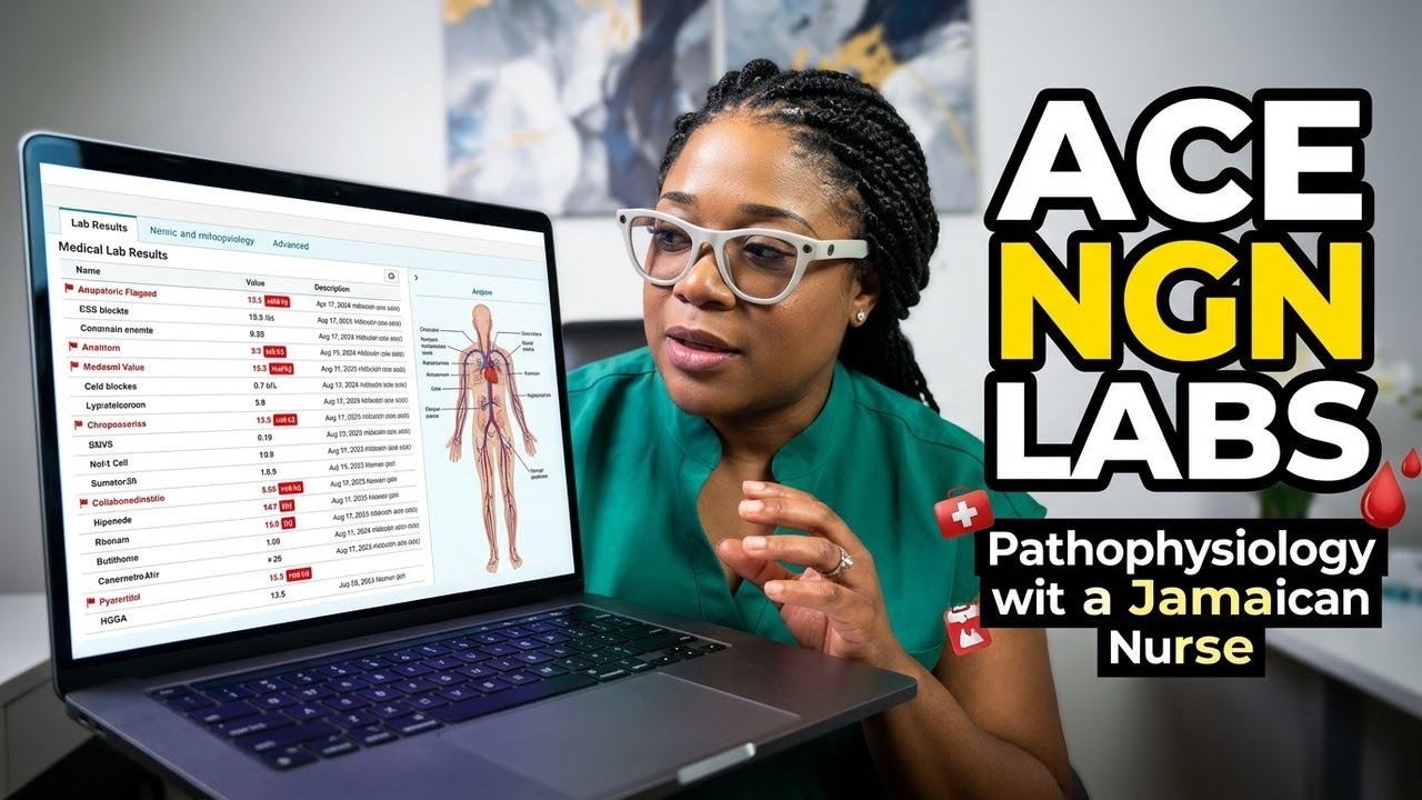 Come Study Pathophysiology Questions -Labs| NGN| NCLEX wit a Jamaican Nurse