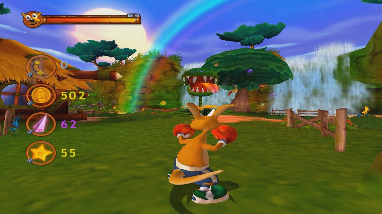 Геймплей второго раунда Kao the Kangaroo на PS2 в HD-качестве (PCSX2 v2.5)