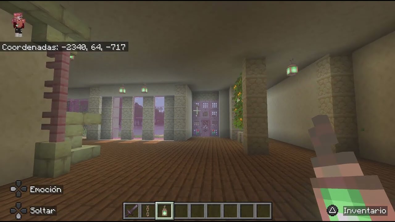 Minecraft parte 5 de la Casita Sencilla crema y rosa