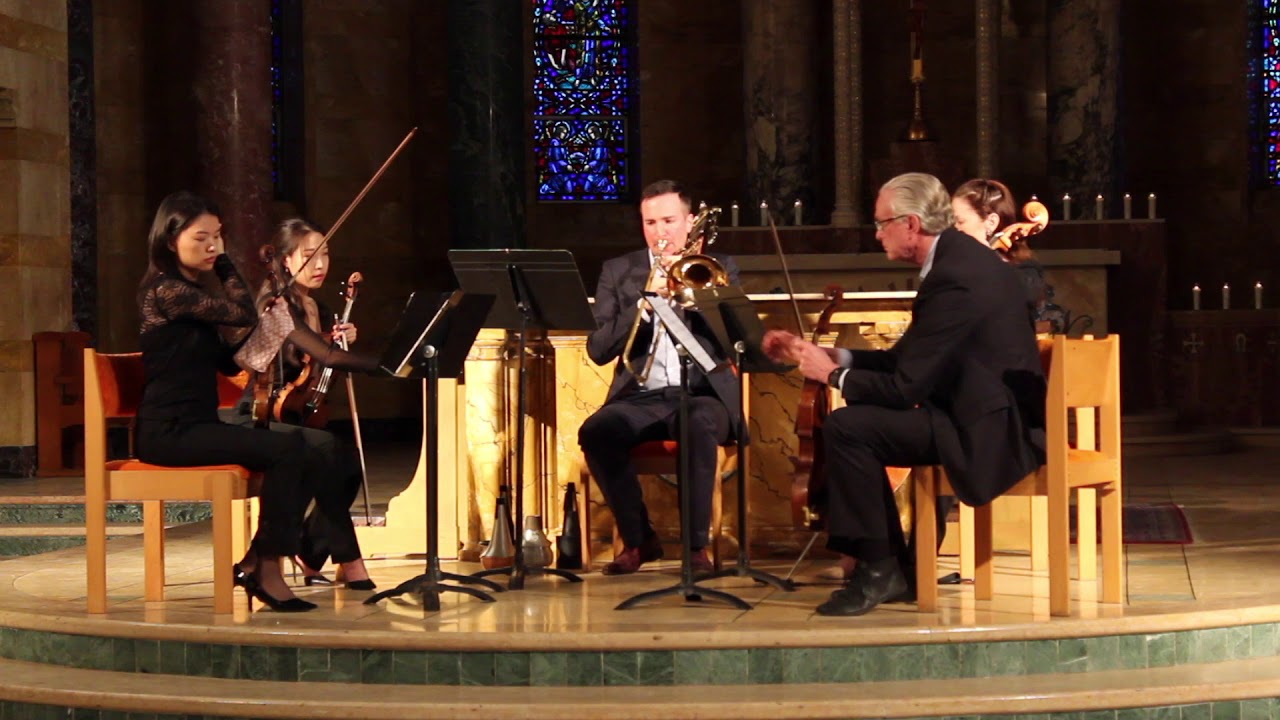 Preludes and Debka - Gerald Cohen, for trombone and string quartet