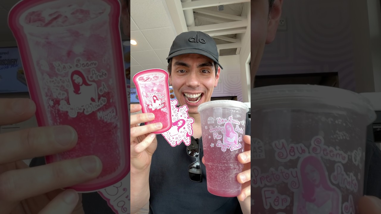 ВИРУСНЫЙ напиток Olivia Rodrigo Pretty Pink Baja Blast