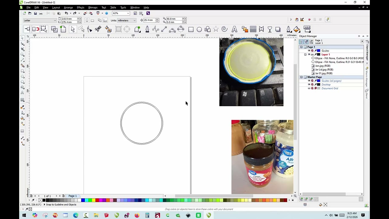 3D Printing - 3D Modeling a 82mm Jar Lid with CorelDRAW and Bambu Studio? - YES YOU CAN!