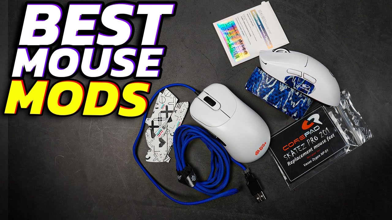 Upgrade Your Gaming Mouse With These Mods (Feet, Grips, Cables)