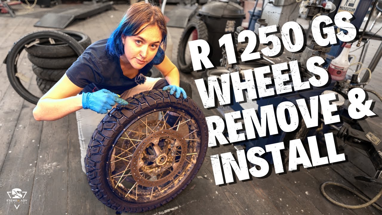 BMW R1250GS: Front & Rear Wheels - Remove & Install