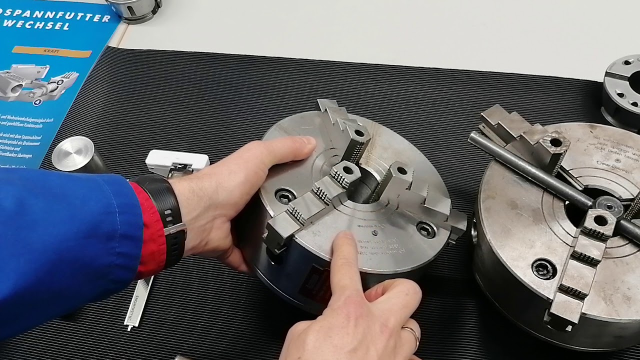 Keilstangenfutter Spannbereich umstellen