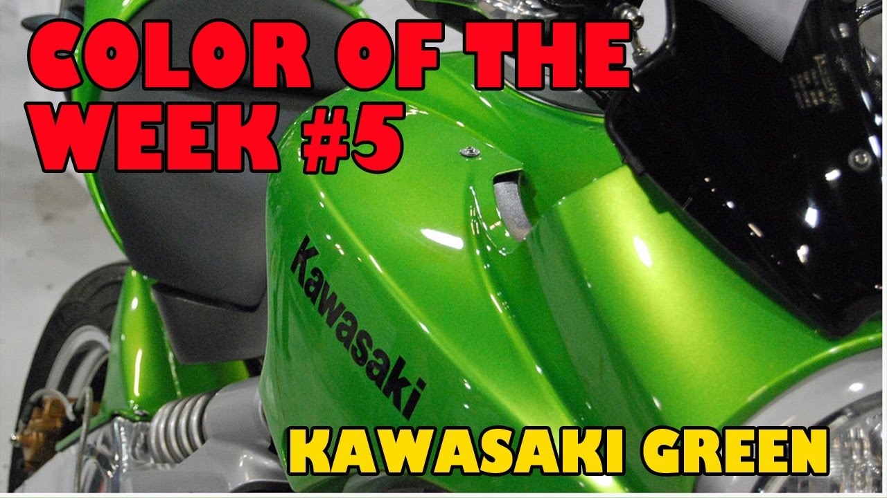 Зеленый цвет недели от Kawasaki #5