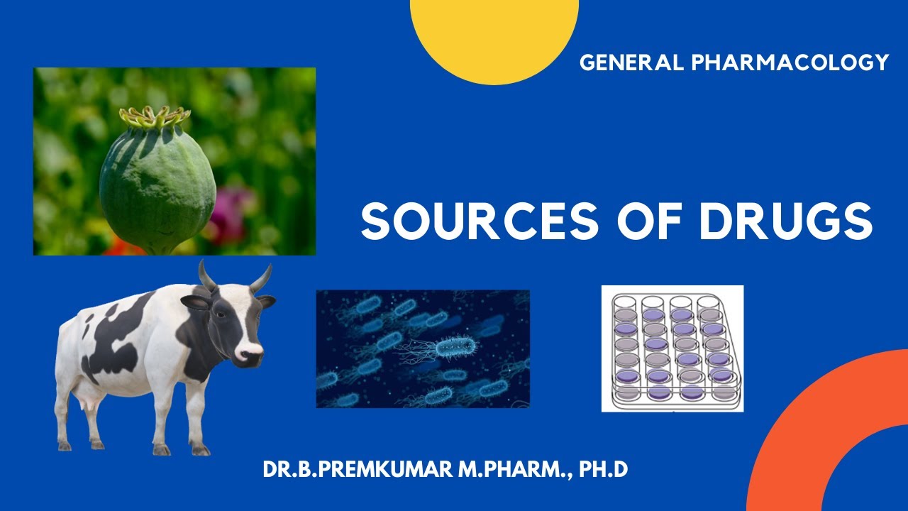 Sources of drugs - General Pharmacology