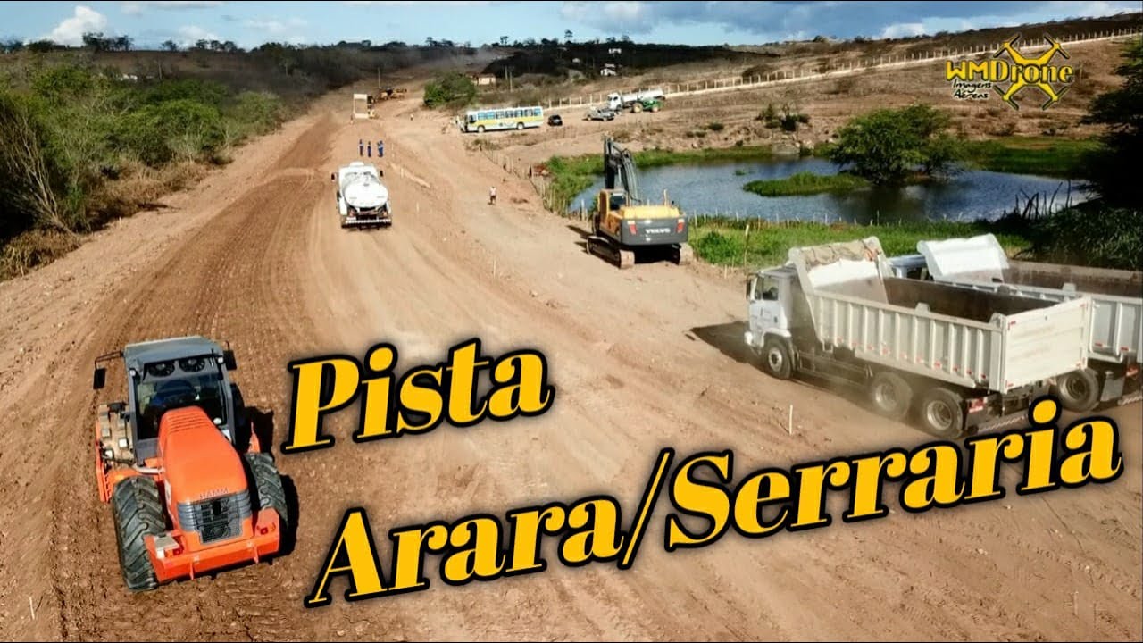 INÍCIO DAS OBRAS DA CONSTRUÇÃO DA PISTA ARARA/SERRARIA PB