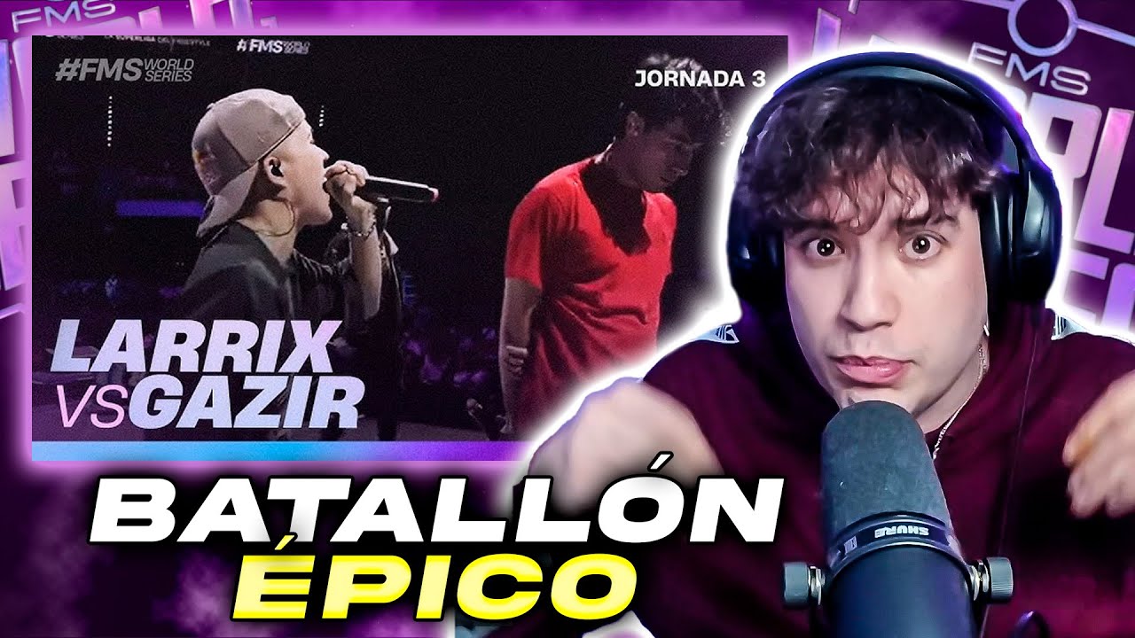 😱 LA BATALLA MÁS INTELIGENTE DEL AÑO 😱 LARRIX Y GAZIR NOS DEMUESTRAN QUE SON GENIOS EN FMS WS J03