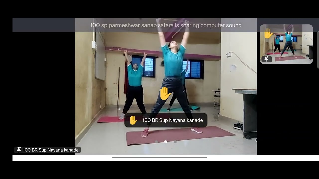 Bamboo stick workout