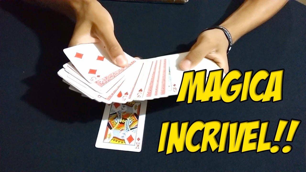 COMO FAZER UMA MÁGICA INCRÍVEL!! - Card Trick Tutorial