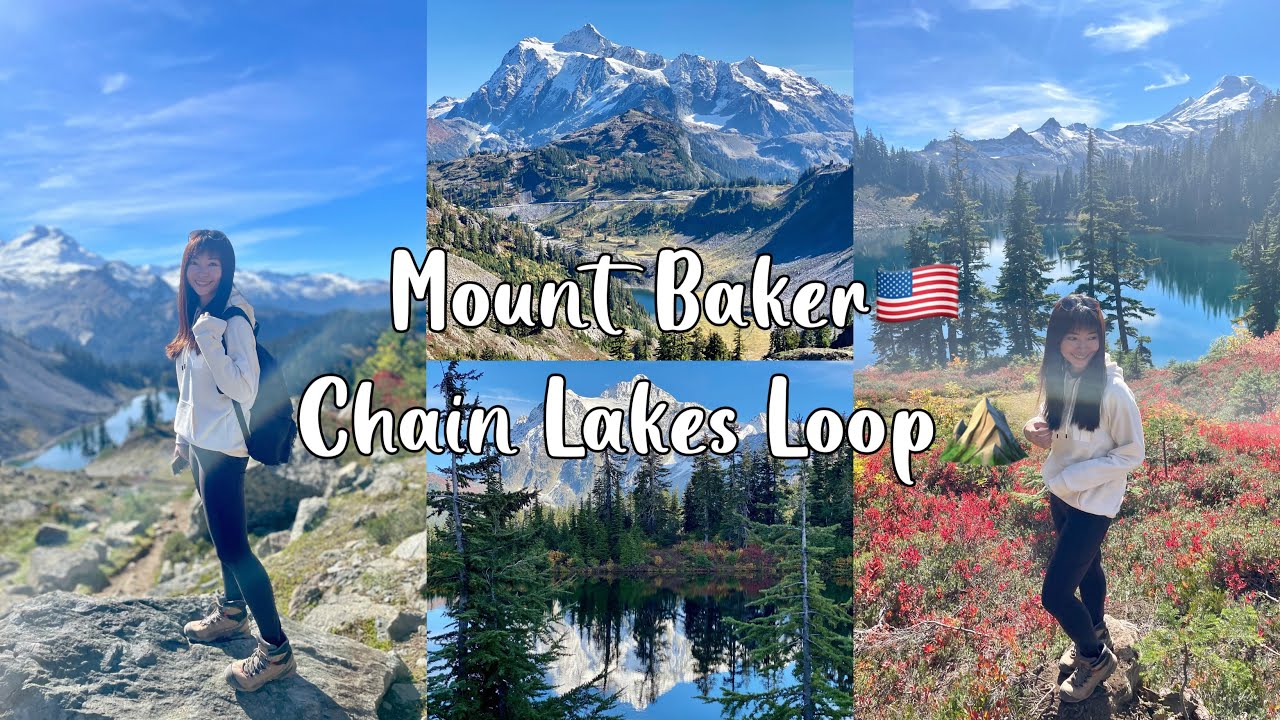 Hiking Washington｜Chain Lakes Loop Trail｜Mt Baker Wilderness｜Artist Point｜Beautiful Fall Color