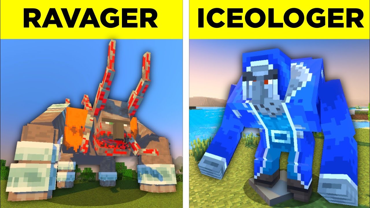 47 Mob Mutant Yang BELUM Pernah Kalian LIHAT Di Minecraft