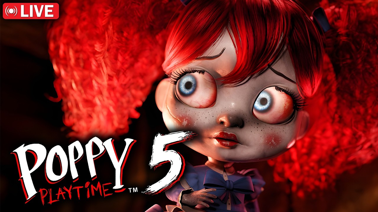 🔴🚨HORROR NIGHT - POPPY PLAYTIME CHAPTER 5 FULL GAME LIVE 🚨|   INDIA 🇮🇳 #horror #poppyplaytime #live