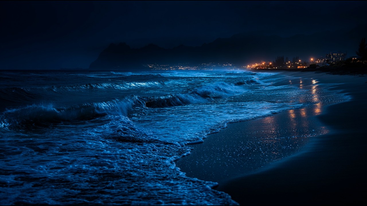 Fall Asleep In Under 3 Minutes - Healing Ocean Sounds at Night for Full Body Repair & Restful Sleep