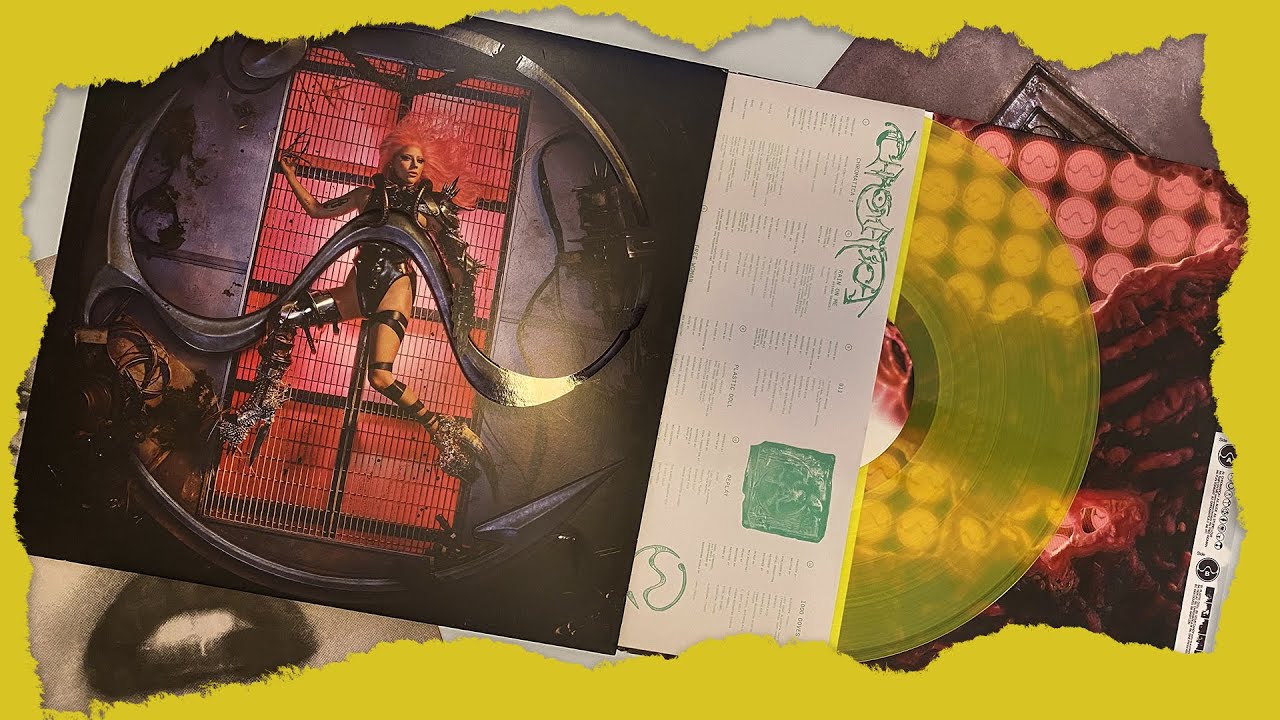 ˚ ༘✶ ⋆｡˚ ⁀➷ lady gaga - chromatica (yellow trifold record store day) | overview
