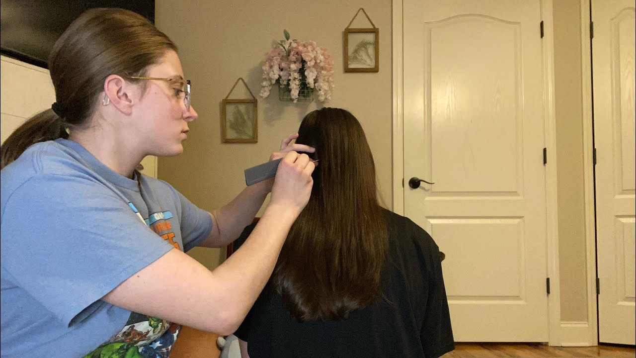 ASMR | Scalp Check And Scalp Treatment. Ft. Faith.